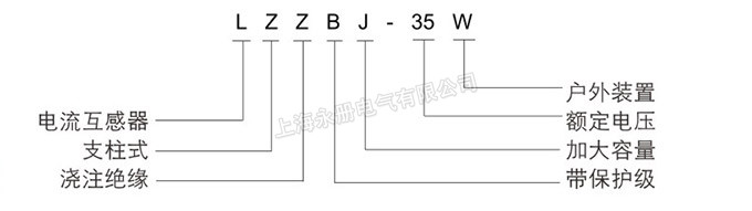 LZZBJ71-35型电流互感器型号及含义
